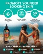 كاريبين بريز زيت تسمير بمعامل حماية 4 250 مل Caribbean Breeze SPF 4 Dark Tanning Oil