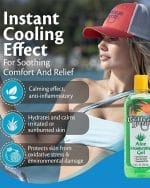 ⁦كاريبيان بريز الوفيرا جل مرطب 250 مل Caribbean Breeze Aloe Moisturizer Gel⁩ - الصورة ⁦5⁩