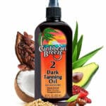 كاريبين بريز زيت تسمير بمعامل حماية 2 250 مل Caribbean Breeze SPF 2 Dark Tanning Oil