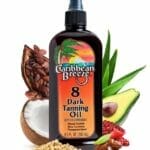 كاريبين بريز زيت تسمير بمعامل حماية 8 250 مل Caribbean Breeze SPF 8 Dark Tanning Oil